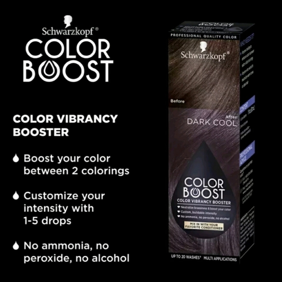 Schwarzkopf DARK COOL Color Boost Vibrancy Booster Up To 20 Washes (3 pack) - Picture 7 of 9